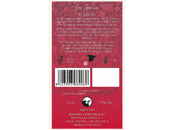 La Geria Rosado 75cl. - Imagen 2
